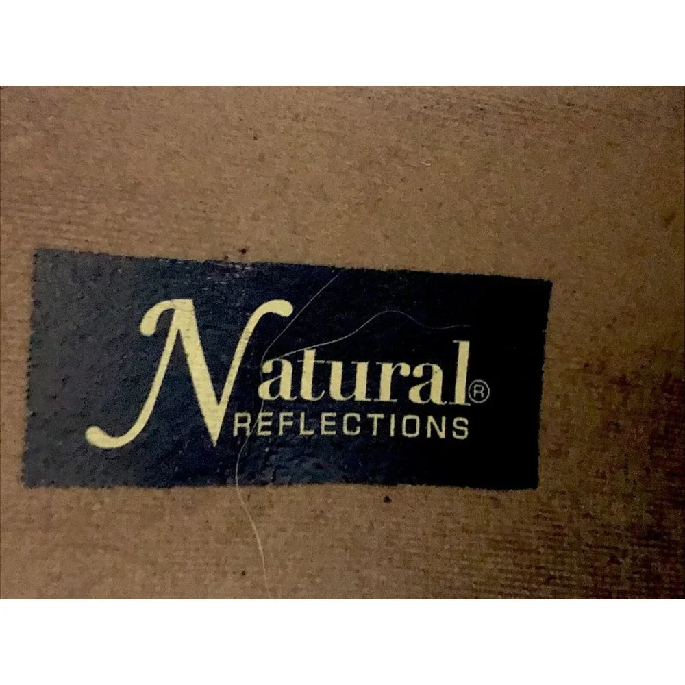 Natural Reflections ￼Wedge Shoe Women’s Brown Lace Boot Size 8 1/2